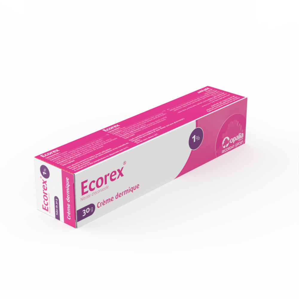 ECOREX 1% Dermal cream Tube of 30 g